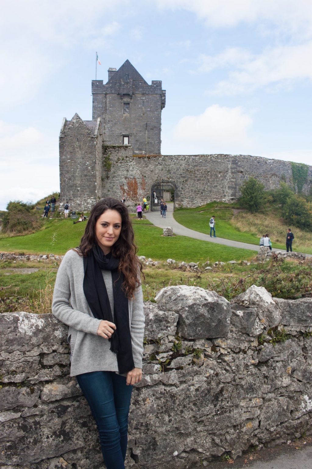western ireland roadtrip, western ireland countryside, irish cottage, abandoned castle, fir trees, Galway, irish castles