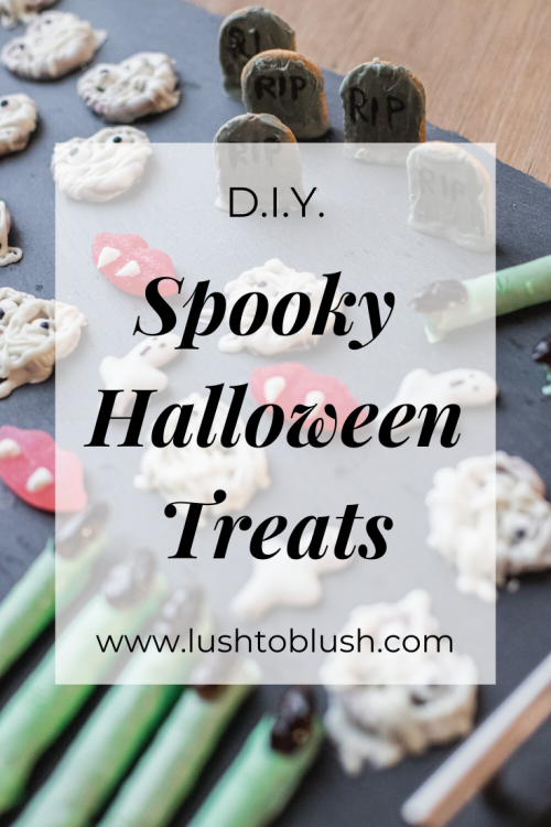 Luxury travel & lifestyle blogger, Megan Elliot at Lush to Blush shares how to make these quick and easy Spooky Halloween Treats for your next Halloween themed get together!