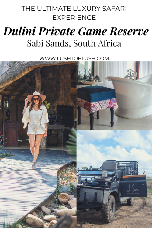 Where to stay while on an African Safari? Luxury travel & lifestyle blogger, Megan Elliot at Lush to Blush shares her stay at The Best Luxury Safari Lodge in Sabi Sands!