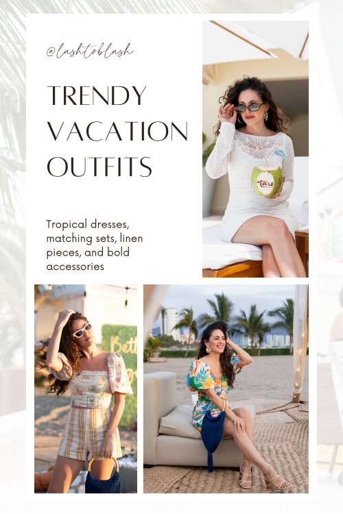 dresses to wear on vacation, womens vacation wear, tropical vacation wear, tropical vacation packing list
